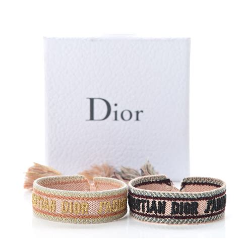 bracelet dior tissu aliexpress|Dior pink bracelet.